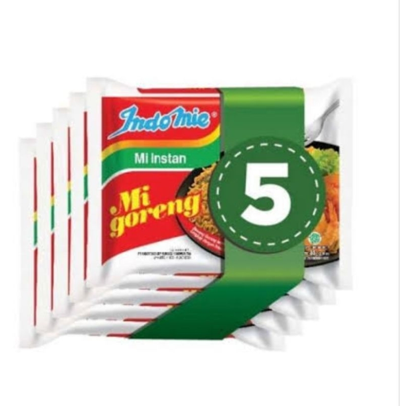 

INDOMIE MI GORENG 5 ISI/PCS