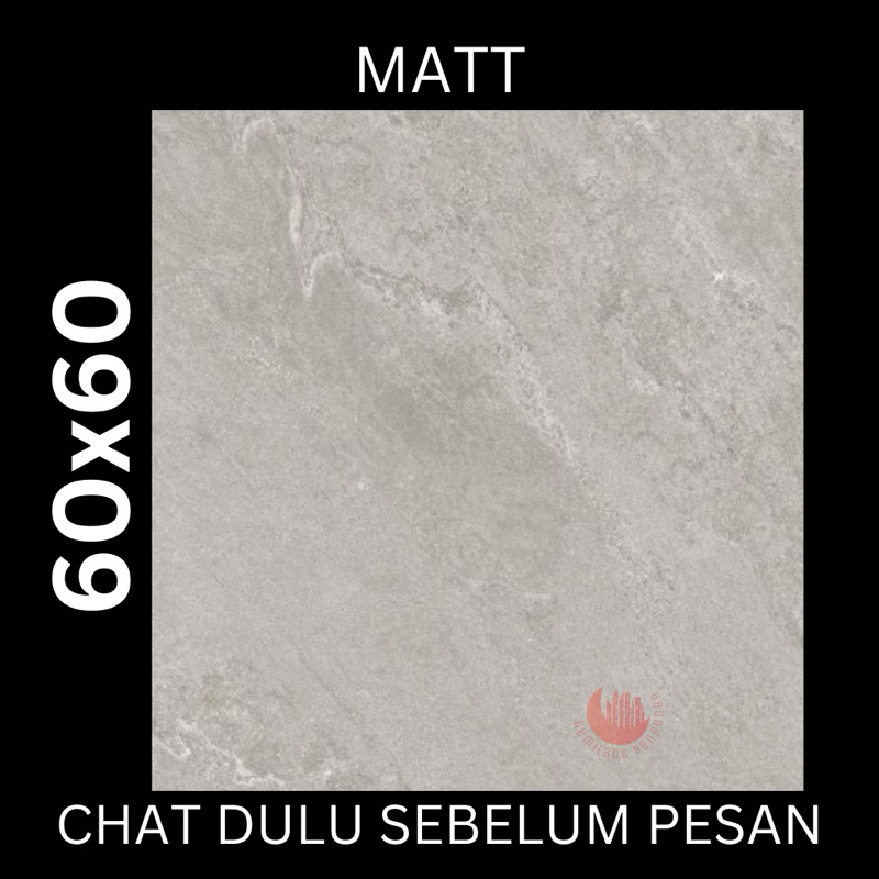 GRANIT ARNA 60x60 PIETRA GREY MATT / KERAMIK LANTAI / KERAMIK KASAR / MATT