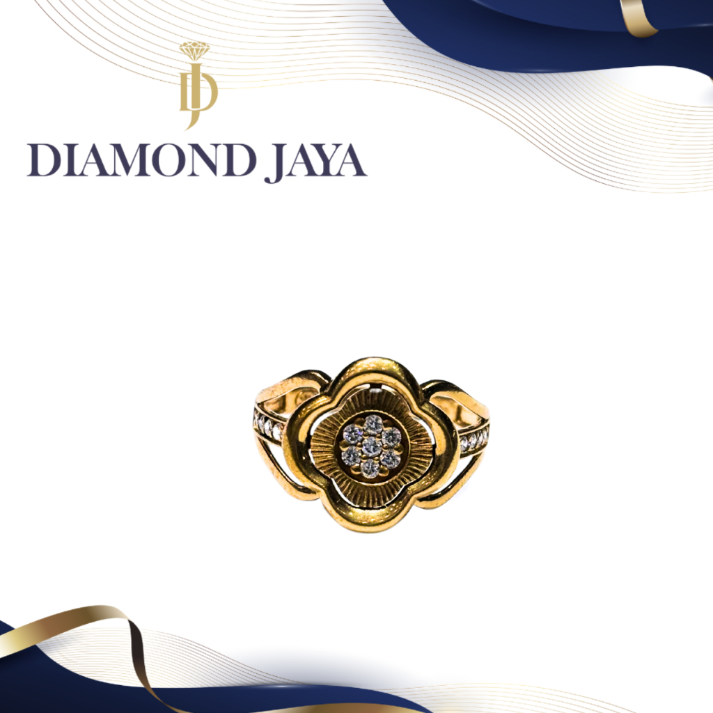 TOKO MAS DIAMOND JAYA - cincin bunga emas cincin wanita cincin