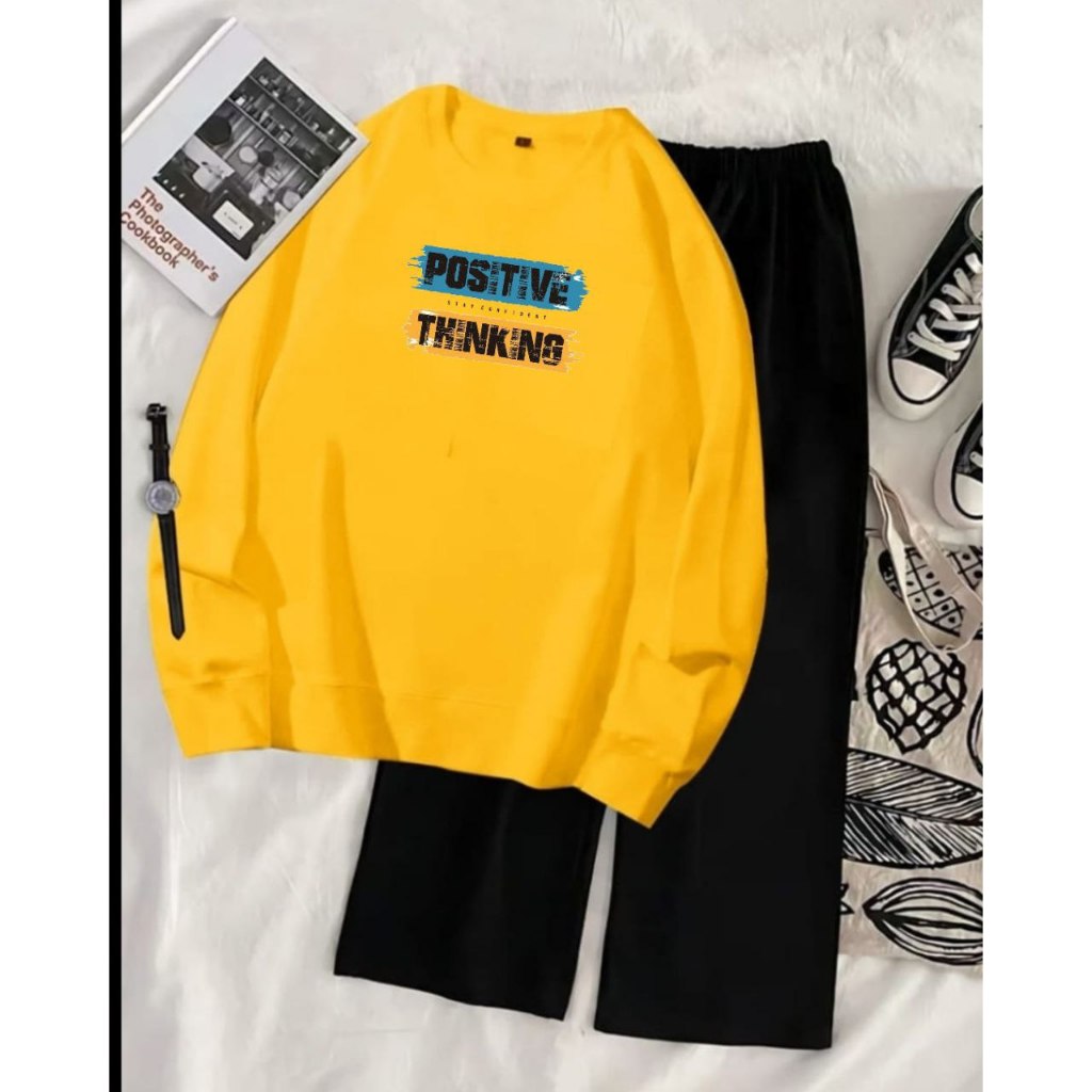 SET WANITA / SETELAN WANITA SWEATER DAN CELANA KULOT WANITA / CELANA PANJANG KULOT WANITA / SWEATER 