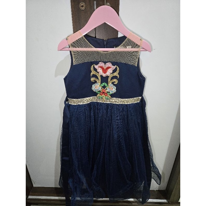 Preloved Gaun Navy size 4