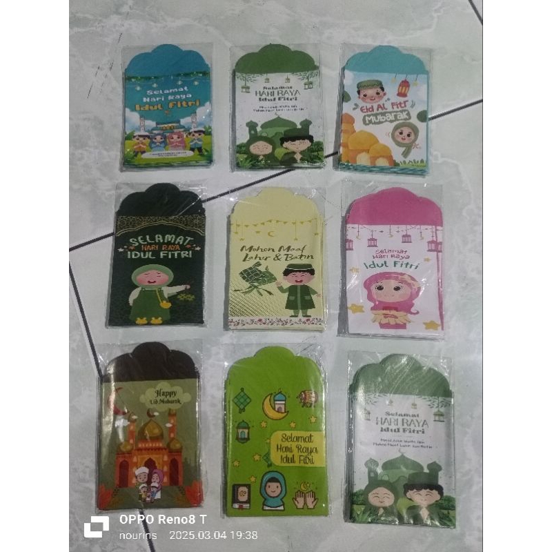 

Amplop lebaran isi 10 ukuran 7*12