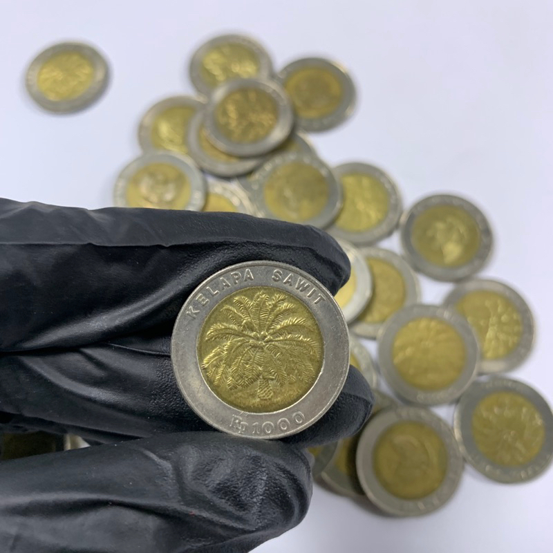 ORIGINAL UANG KOIN 1000 RUPIAH KELAPA SAWIT