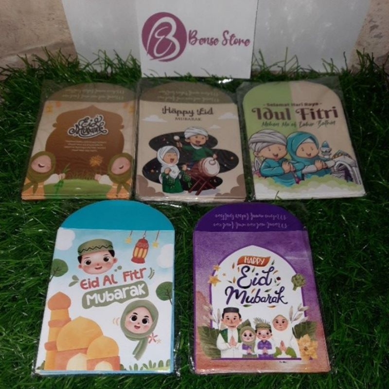 

Amplop Lebaran THR Idul Fitri isi 10 pcs Tema Muslim