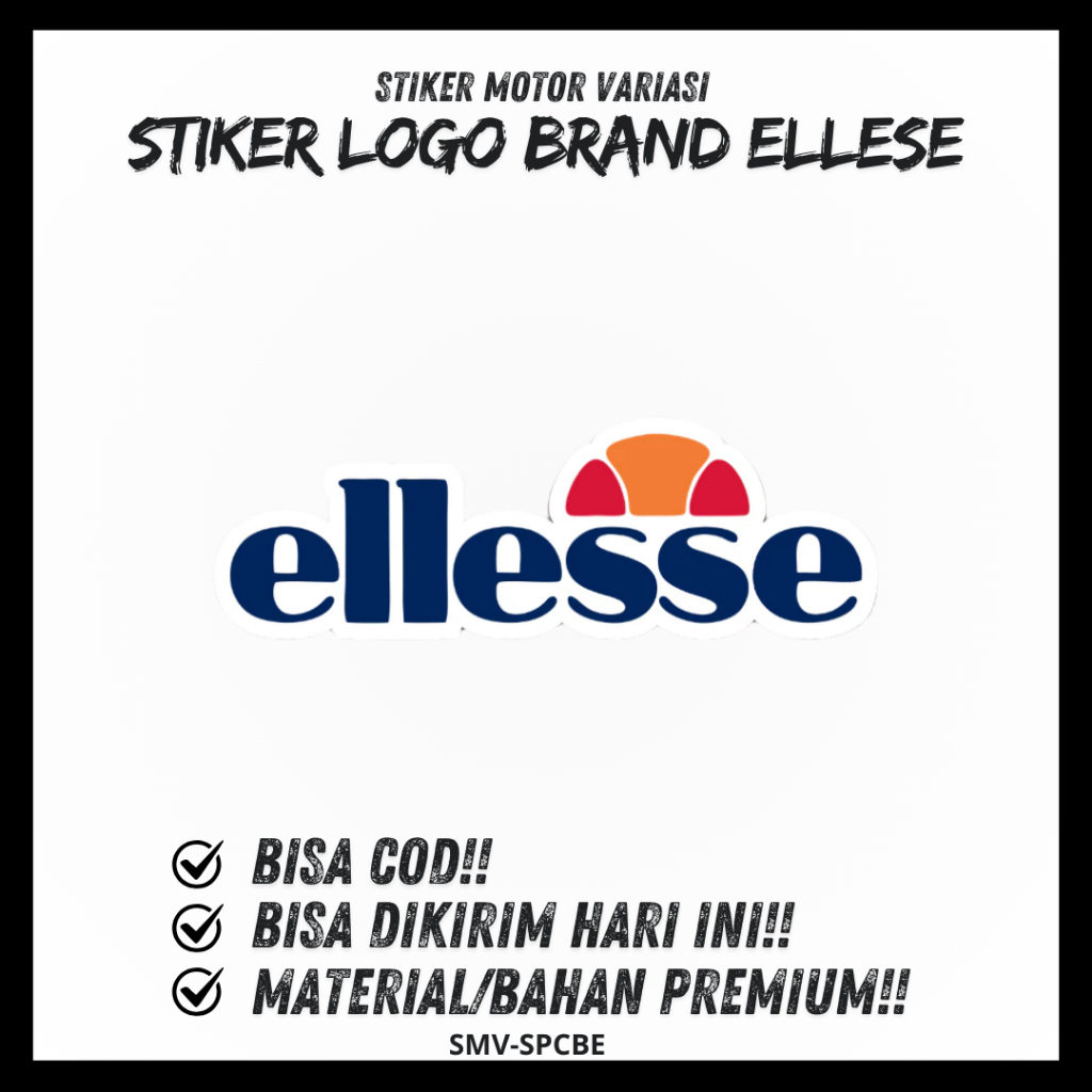 

Sticker Logo Brand Ellese Waterproof Stiker Case Hp Laptop Ellese Stiker Ellese