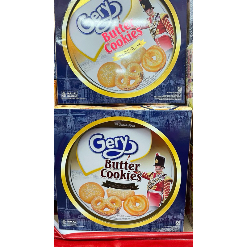 

Gery Hollanda Butter Cookies 460g kaleng besar