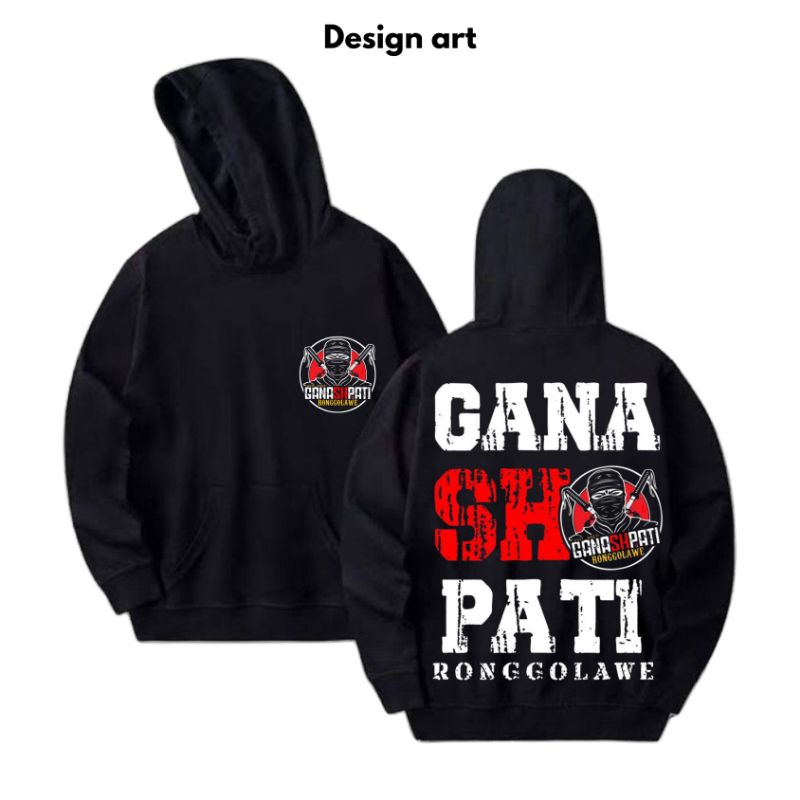 Hoodie Ganashpati Bahan Standard Premiun Tebal Dan Halus