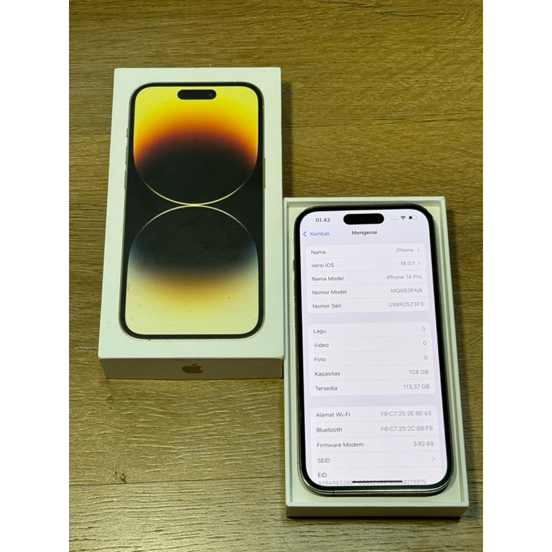 iPhone 14 Pro 128 ibox