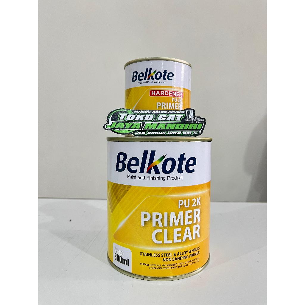 Belkote Primer Clear PU 2K + Hardener isi 1L