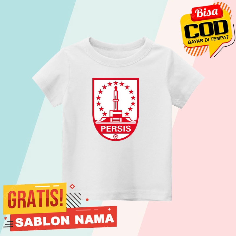 Baju Kaos Anak Persis Solo / Kaos Anak Laki Laki & Perempuan Custom Nama Persis Solo