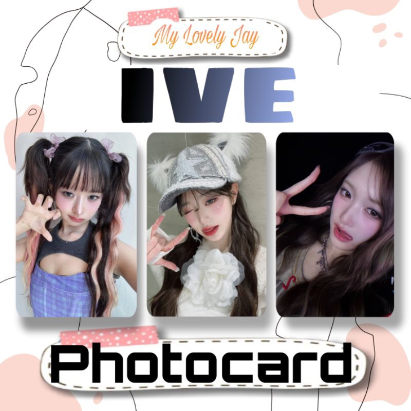 IVE PHOTOCARD SELCA EDITION WONYOUNG