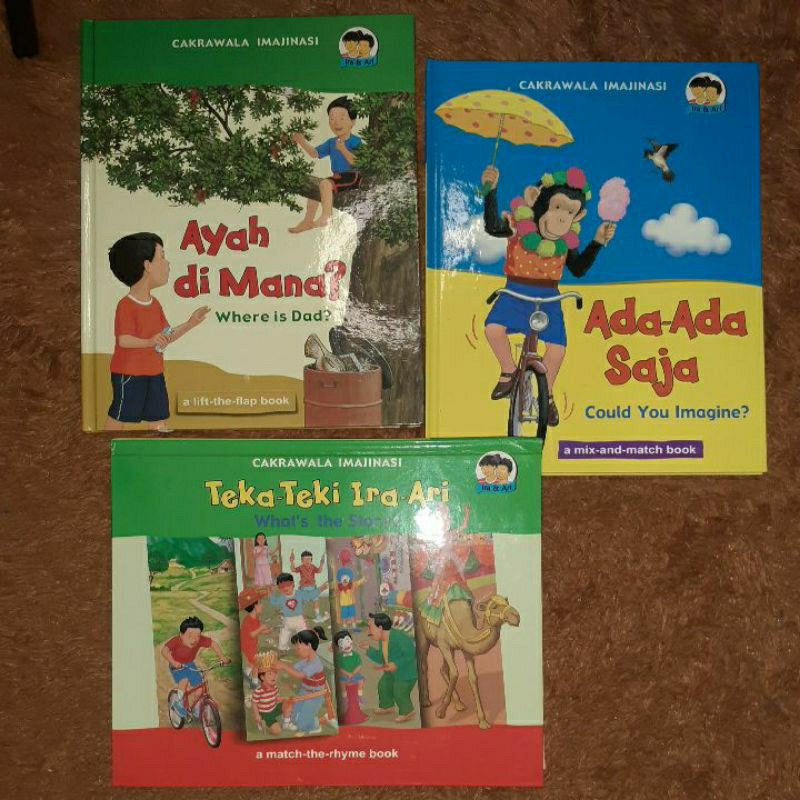 Buku Ira Ari | Cakrawala Imajinasi Ira & Ari - Ade Salah Sangka | Oleh-Oleh Nenek | Ayah di Mana | T