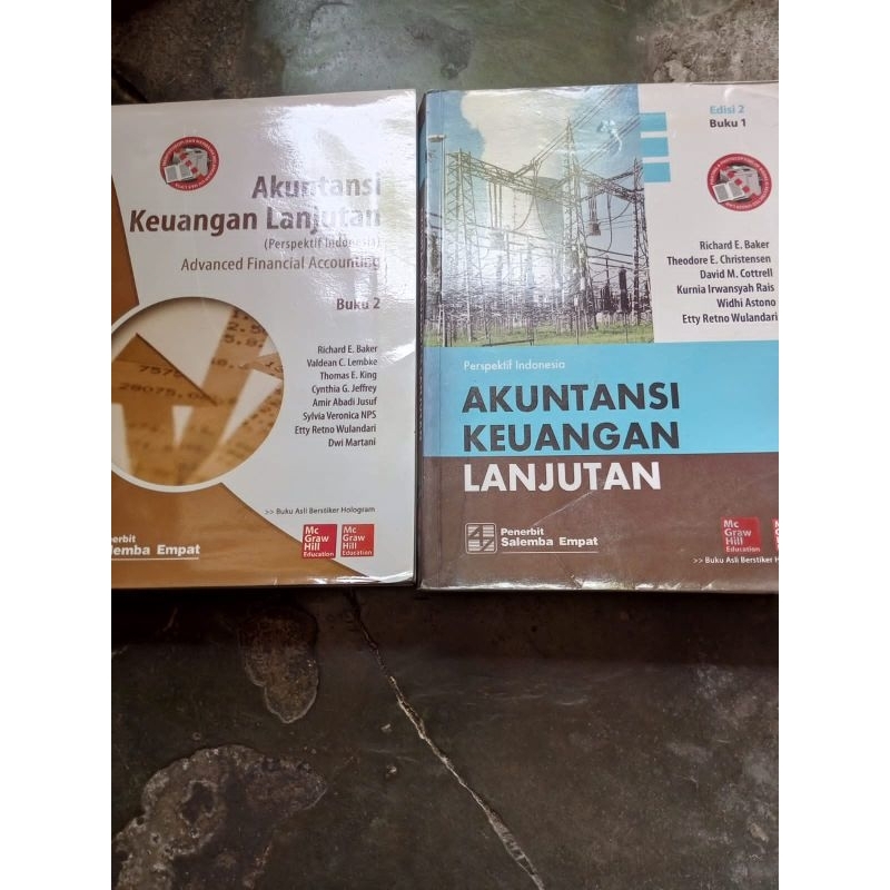 ORIGINAL / Buku Akuntansi keuangan lanjutan Buku 1 & 2 edisi 2