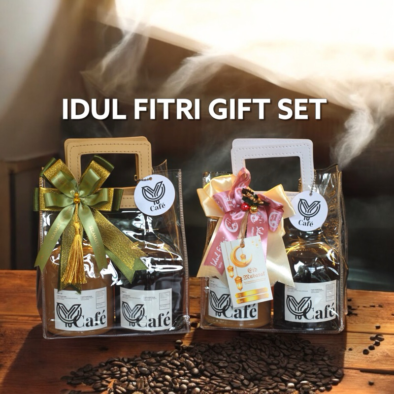 

Hampers Lebaran Package Kopi Susu Gula Aren / Cafe Latte / Mix 500ml 2 Botol - Paket Bundling Kopi Cocok Untuk Hadiah by Y Cafe