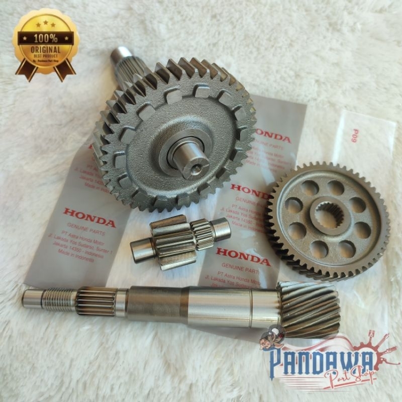 gigi gear rasio pully as roda gear box lengkap beat esp scoopy beat fi spasy kode part K81 KZL K44 o