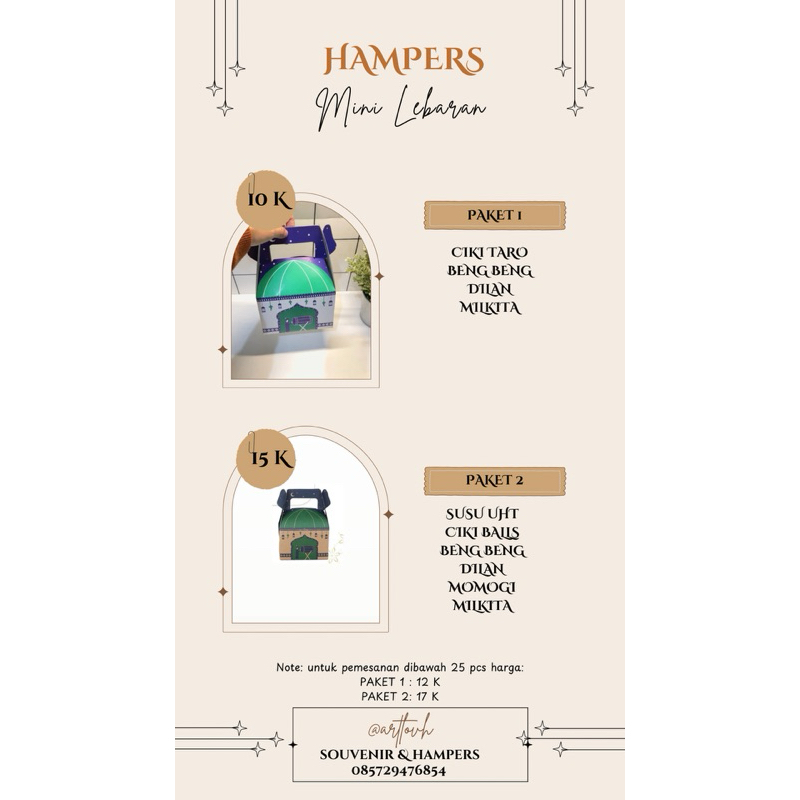

Hampers mini lebaran