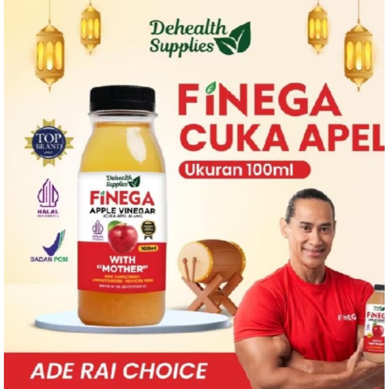 

Dehealth Supplies FINEGA CUKA APEL 100ml (Botol Plastik)