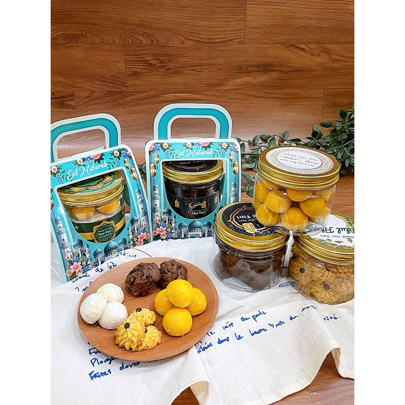 

Hampers Kue Kering Lebaran Idul Fitri / Parcel gift set box kuker