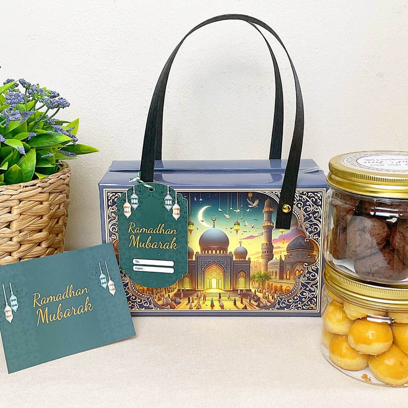 

Hampers Kue Kering Lebaran Idul Fitri / Parcel gift set box kuker
