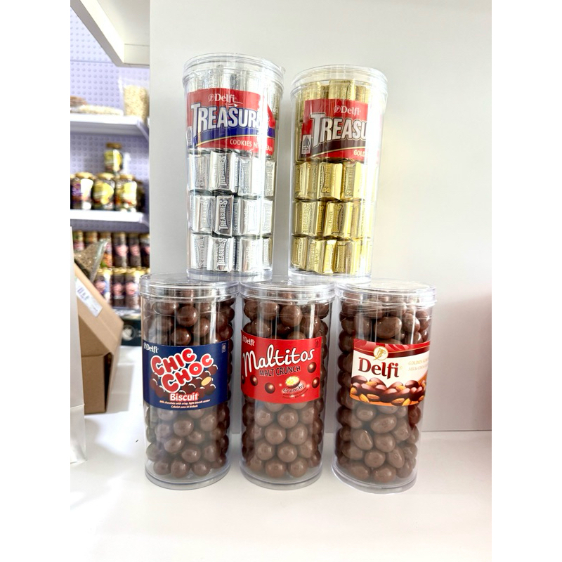 

coklat tabung transparan easytop