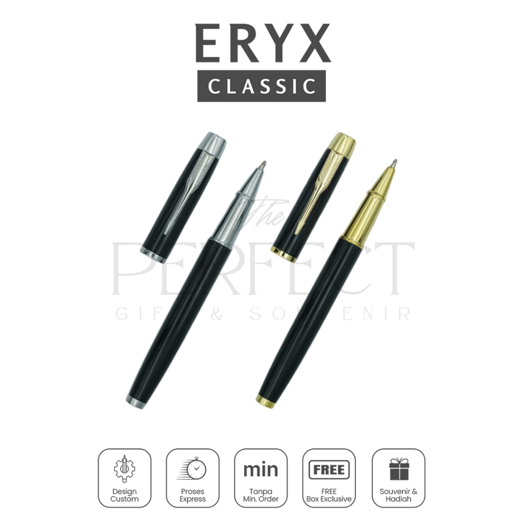 

Eryx Classic Pen Rollerball Free Box Custom Grafir Exclusive Promosi Gift Kado Souvenir