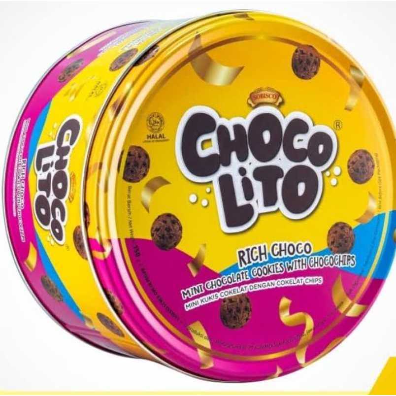 

Chocolito mini chocolate cookies rich choco kaleng 150 gram