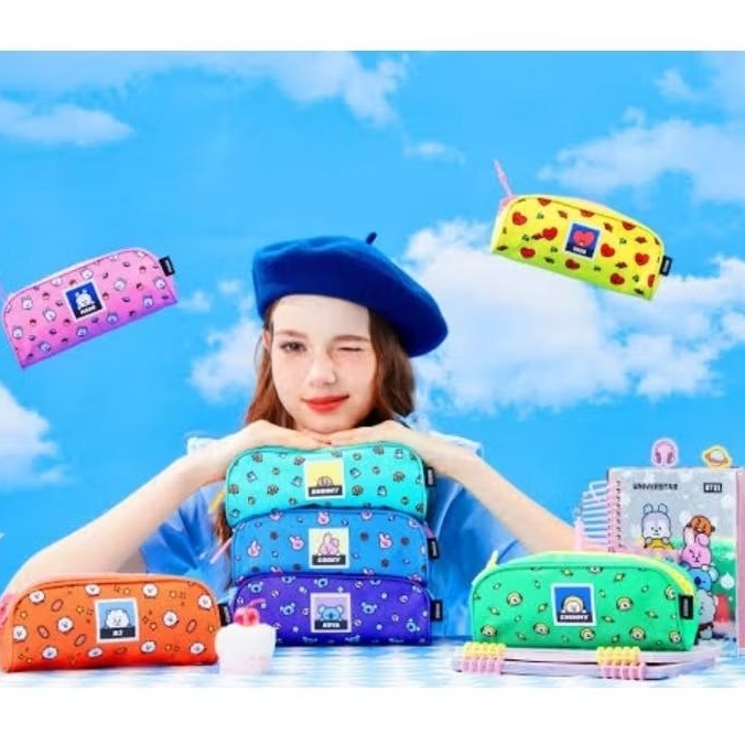 

Pensil case resleting besar BT21 x Miniso