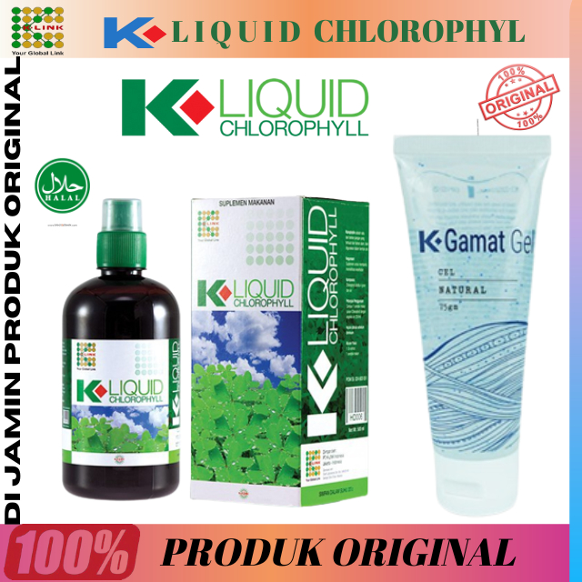 K-Liquid Chlorophyll 500 ml - Suplemen Klorofil K-LINK Original BPOM Chlorophyll K-Link Original