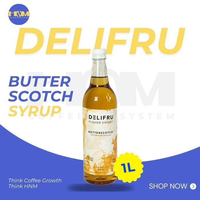 

Sirup Delifru Butterscotch 1L | Delifru Syrup Butterscotch 1L