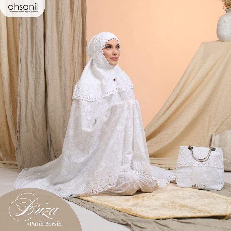Mukena Briza Katun Paris ORI By Ahsani