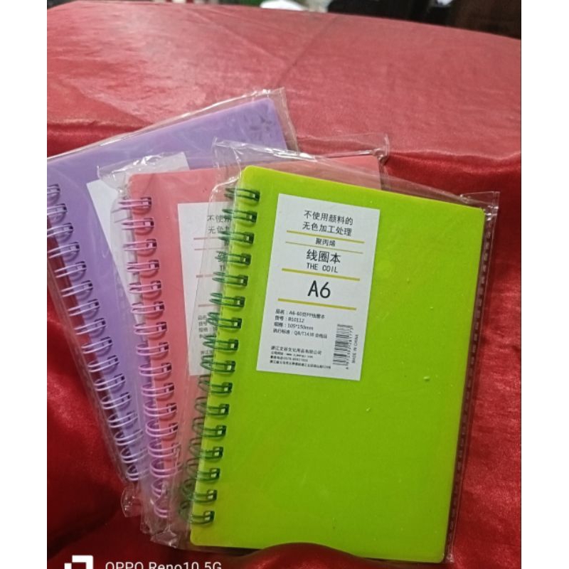 

NOTEBOOK SPIRAL A6 WARNA