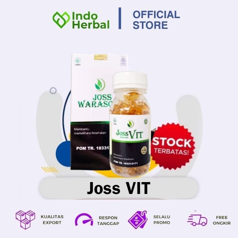 Joss Vit Obat Diabetes Ampuh Turunkan Gula Darah Tinggi & Impotensi 1 Botol 100 Kapsul