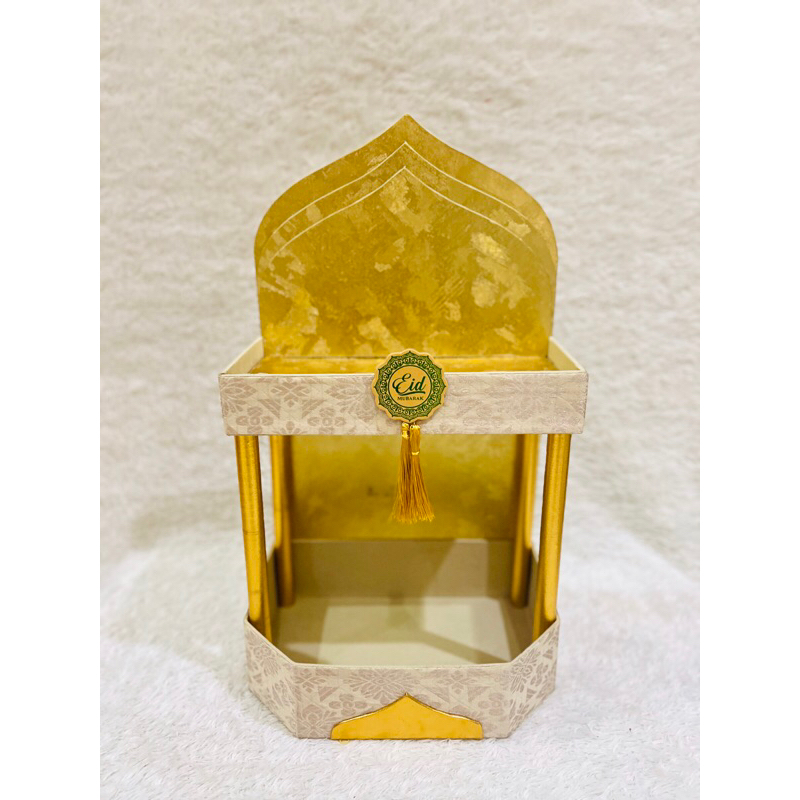 

Kotak kubah parcel 2 tingkat / box lebaran / hampers lebaran / parcel lebaran