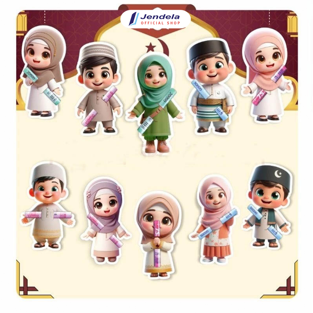 

Amplop Lebaran Idul Fitri Motif Fancy Isi 10 Random