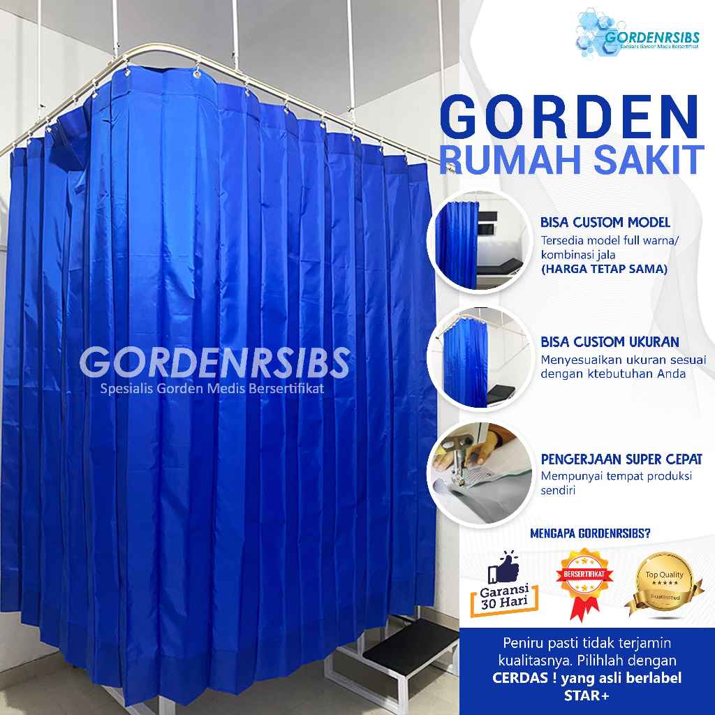 TIRAI RUMAH SAKIT-NAMA KAIN ANTI AIR-HARGA REL GORDEN RUMAH SAKIT