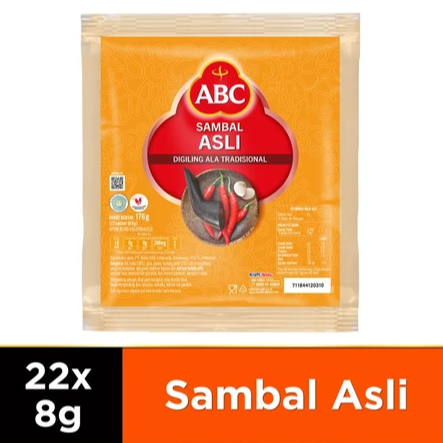

ABC Saus Sambal Asli Kemasan isi 22 sachet