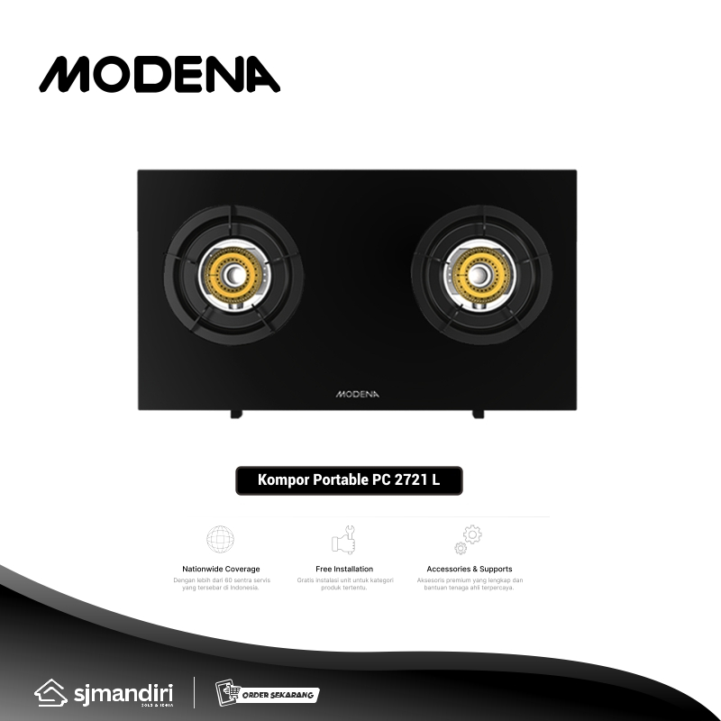MODENA Kompor Gas Portable 2 Tungku PC 2721 L