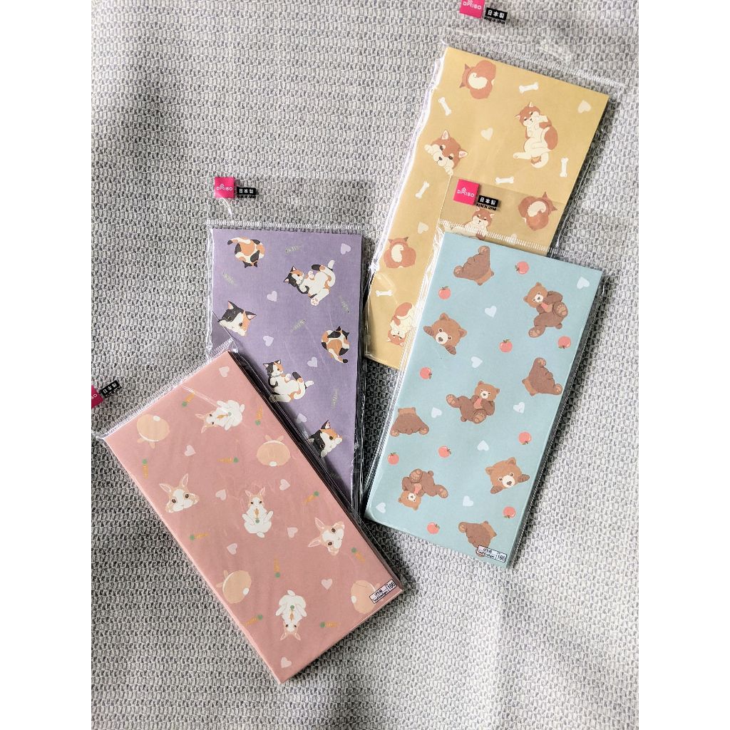

Amplop Angpau Jepang Motif Hewan Lucu Ukuran Besar | Cute Animal Pattern Japanese Envelope
