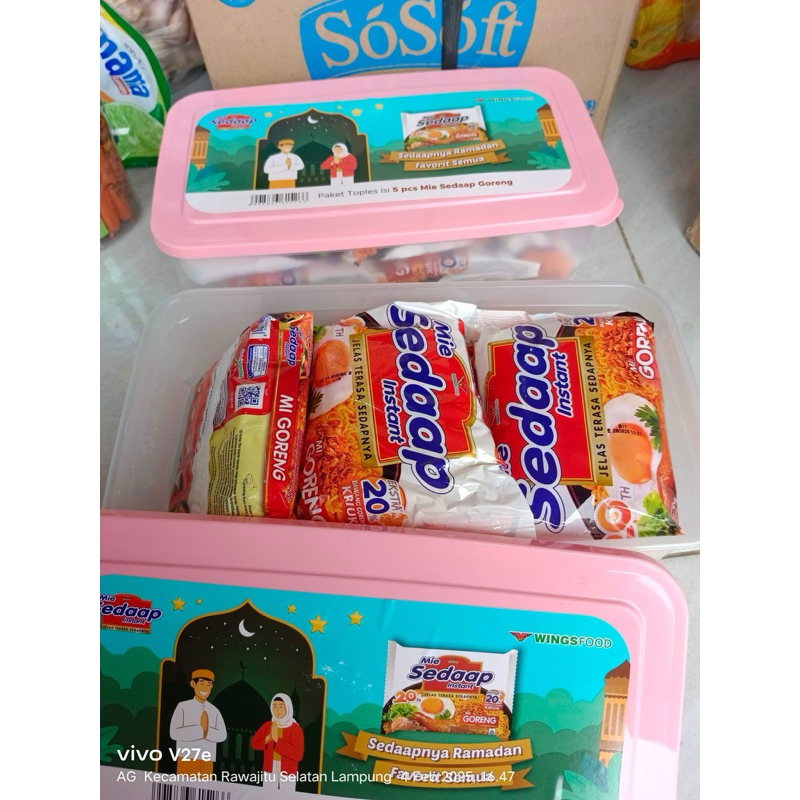 

Mie sedaap box isi 5