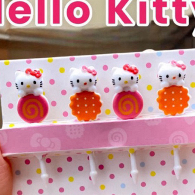 Tusukan Bento Food Pick motif HELLO KITTY