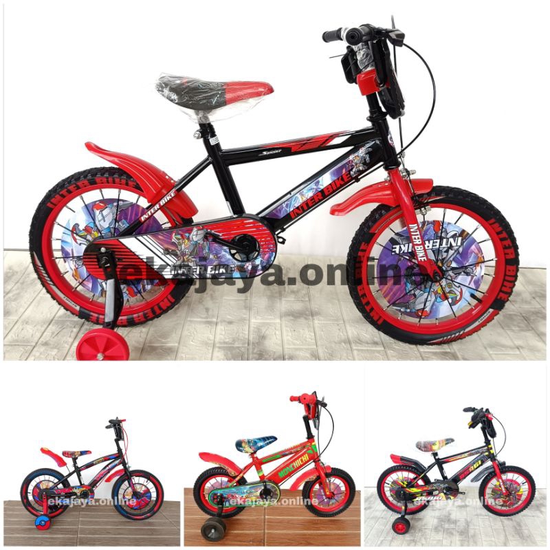 Sepeda BMX Anak Laki Laki Murah Tersedia Semua Ukuran 12 16 18 INCH MERK DK / MICHEL / INTERBIKE / A