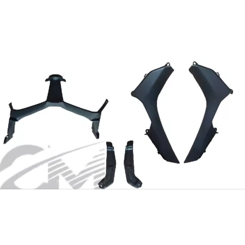 Garnis bawah samping set lis lampu depan Honda Pario 125 150 new led 2018