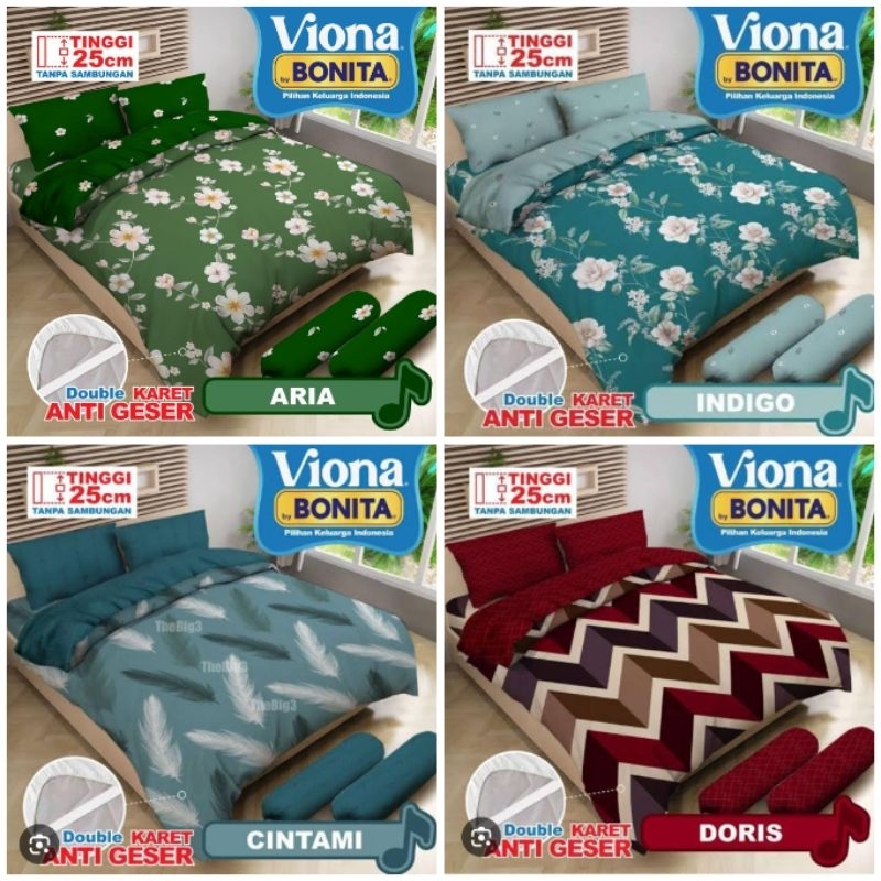 Bedcover Set Viona , Bedcover Bonita Viona , Bedcover Flat