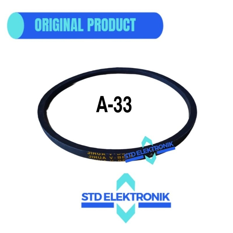 Vbelt mesin cuci 2 tabung A33 - V Belt mesin cuci dua tabung - Fan belt mesin cuci A 33