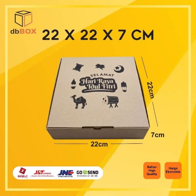 

KARDUS SABLON MOTIF IDUL FITRI | KUE LEBARAN | HAMPERS KUE KERING