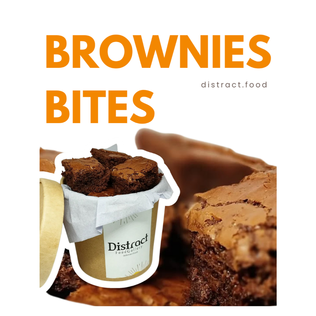 

Distract food - Brownies Fudgy Premium Hampers Lebaran 9 pcs cup 16 oz