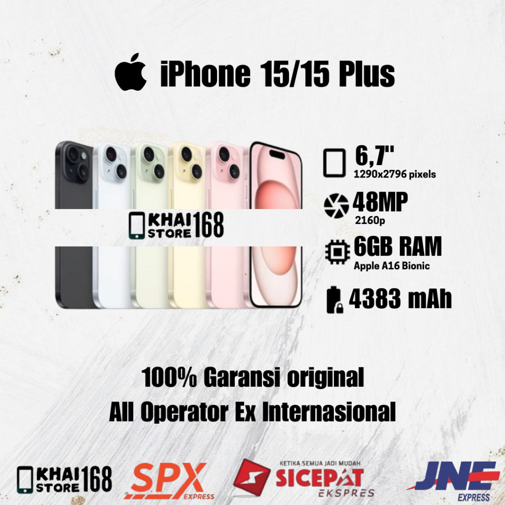 iPhone 15 / iPhone 15 Plus  Second ORIGINAL