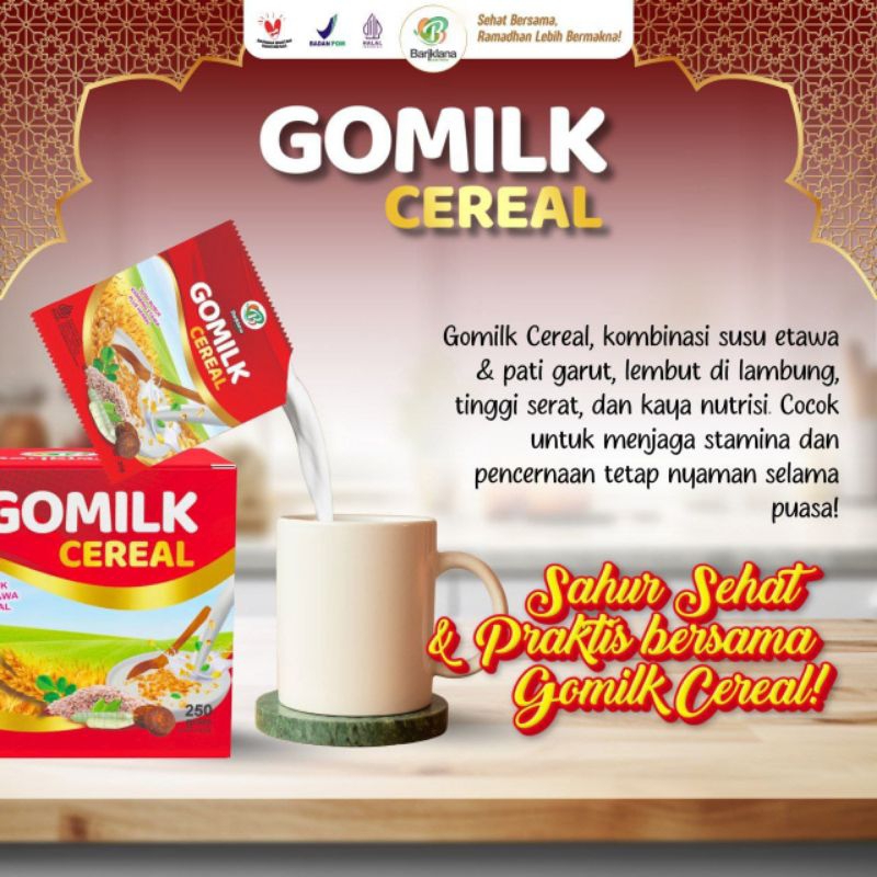 

Gomilk Cereal sachet