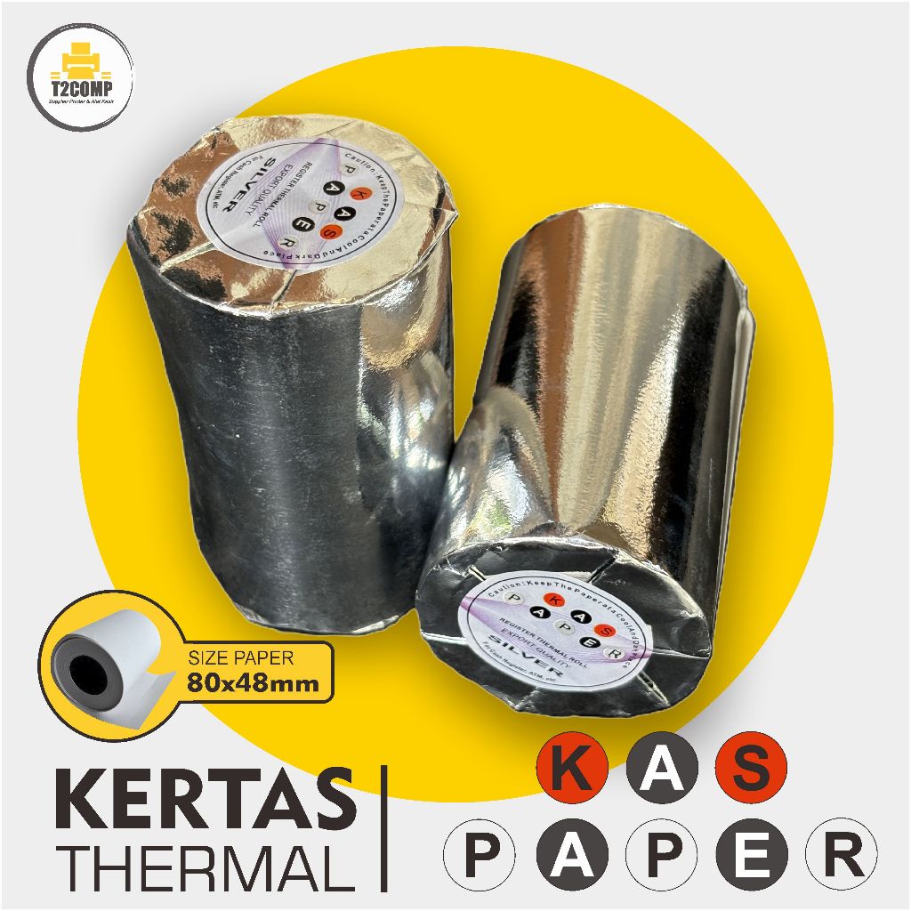

Kertas Thermal Printer 80mm x 48mm