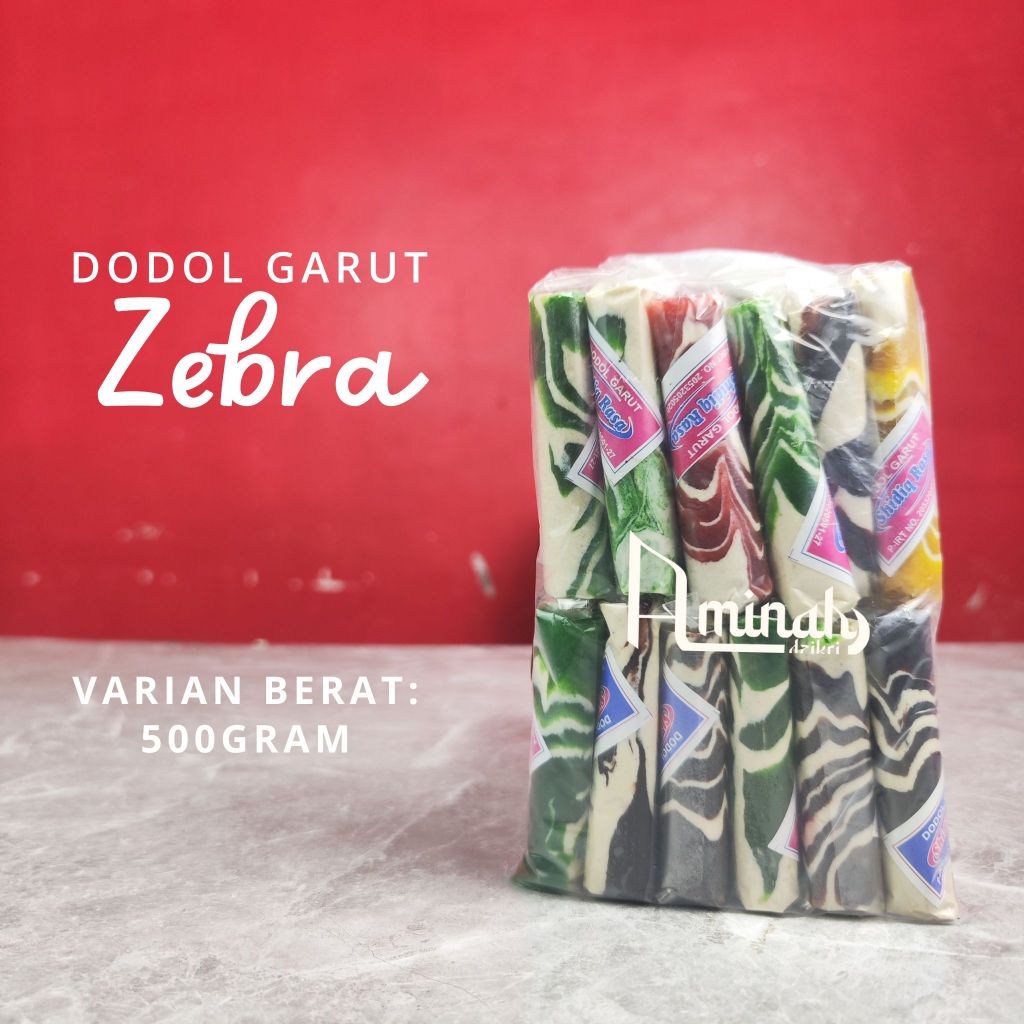 

Dodol Garut Zebra 500gram Oleh-oleh khas garut